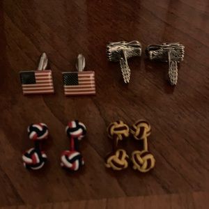 set of 4 cuff links - perfect condition